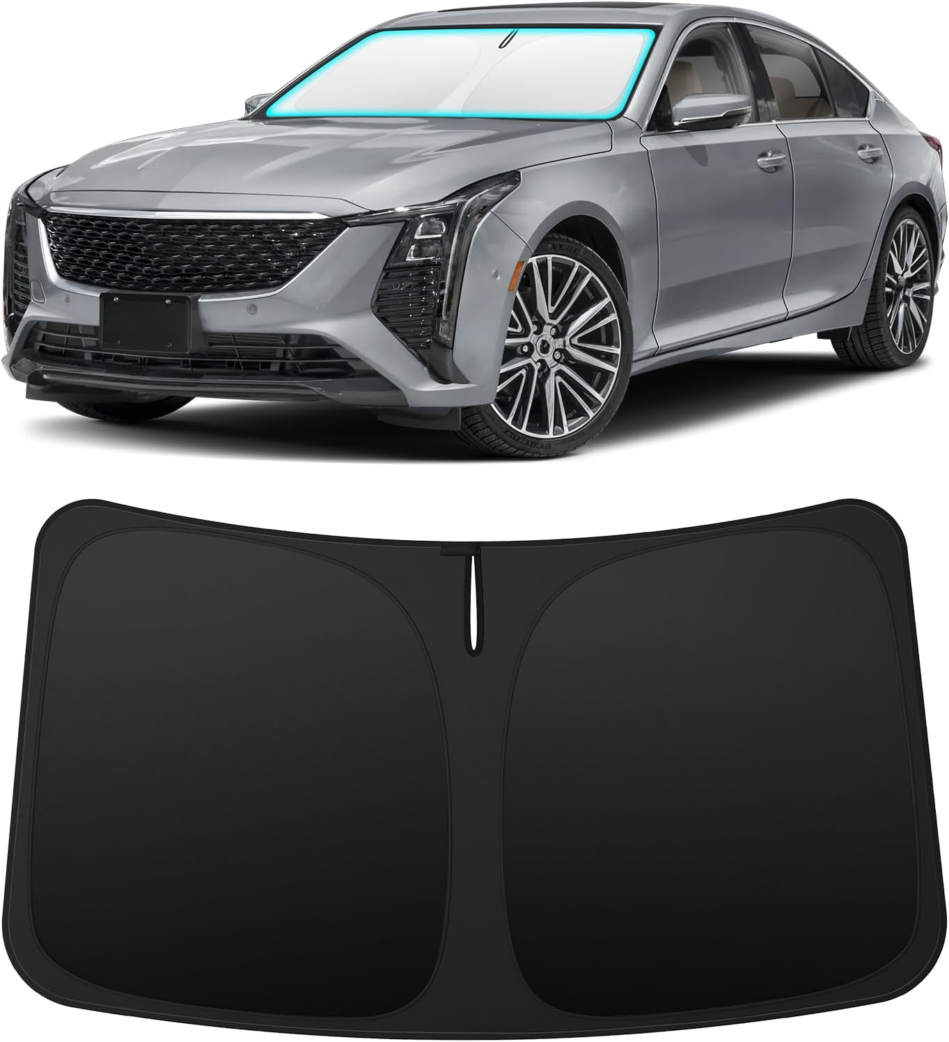 INSAUTO Custom Fit Windshield Sun Shade for Nissan Frontier 2005-2021