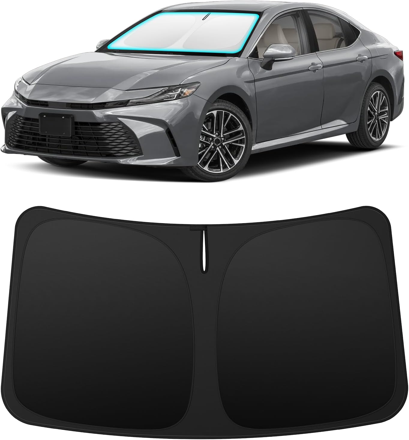 INSAUTO Custom Fit Windshield Sun Shade for Nissan Frontier 2005-2021