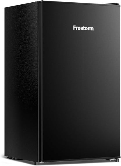 3.2 Cu Ft Mini Fridge with Freezer, Single Door Upright Freezer