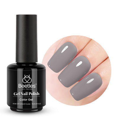 Beetles Purple Gel Nail Polish, 1 Pcs 15ml Purple Gel Polish