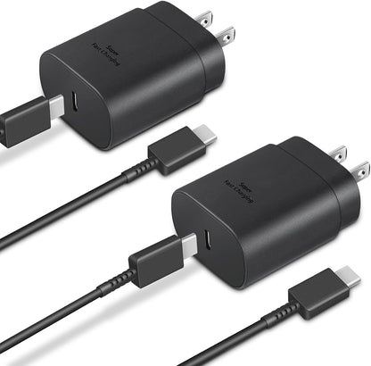 GUUSMART Type C Charger 2-Pack 25W Long 6ft USB C Charger Cable