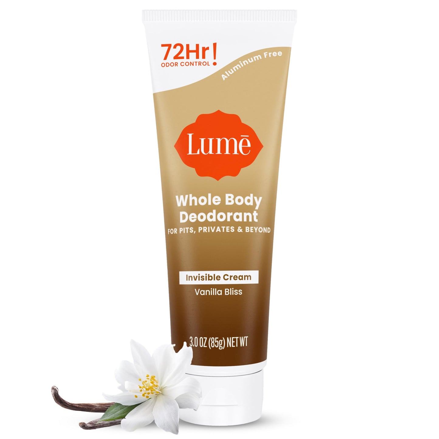 Lume Whole Body Deodorant - Cream Tube - 3 oz (Clean Tangerine)