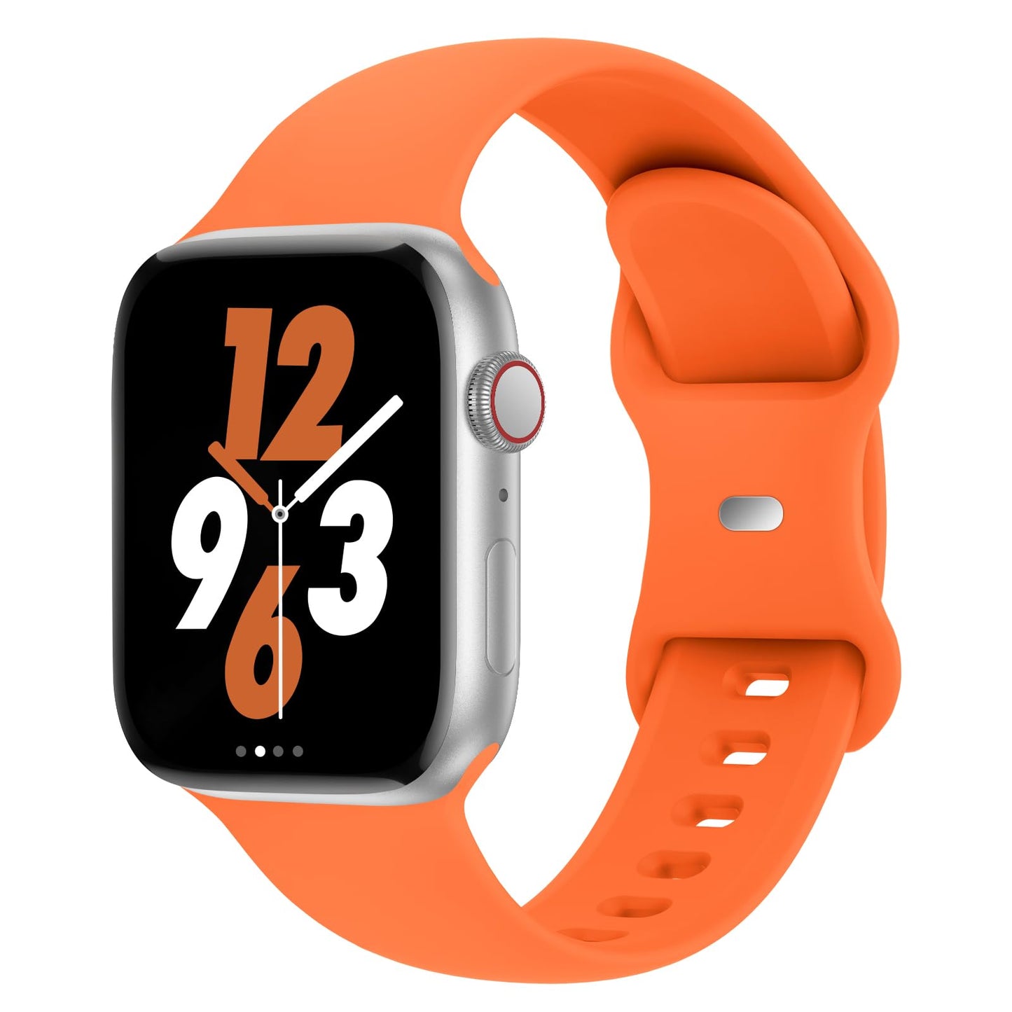 Sport Band Compatible with Apple Watch 38mm 40mm 41mm 42mm 44mm 45mm 46mm 49mm, Replacement Soft Silicone Strap Wristbands for iWatch Series 11/10/9/8/7/6/5/4/3/2/1 Ultra SE Women Men, Space Gray