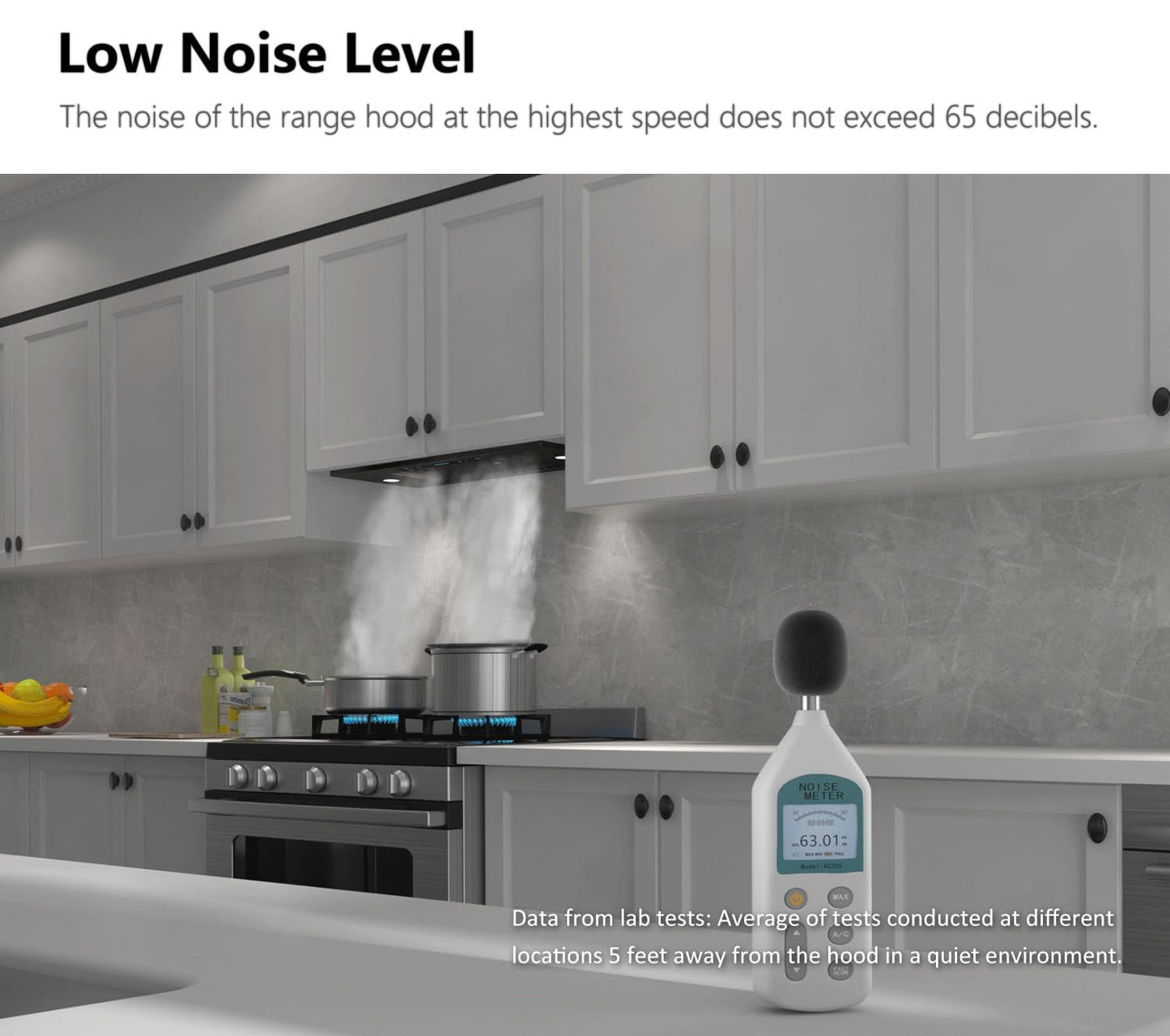 IKTCH 30 inch Insert Range Hood 900 CFM, Ducted/Ductless Vent Hood