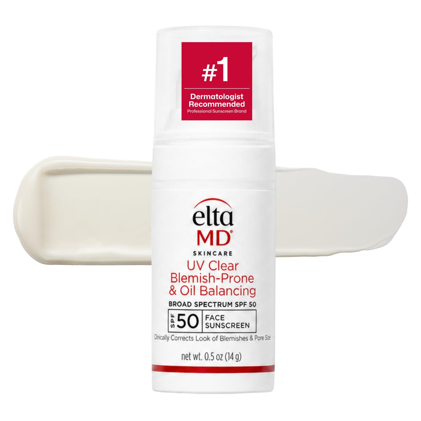 EltaMD UV Clear Face Sunscreen with Zinc Oxide, Oil-Free, SPF 46 and SPF 50