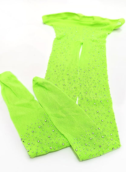 VEBZIN Sparkly Fishnets Stockings High Waist Tights for Women