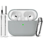 Ljusmicker for AirPods 4 Case 2024 with Cleaner Kit,Milk Tea