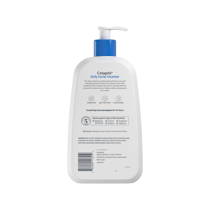 Cetaphil Daily Facial Cleanser, Oily & Combination Skin, 8oz, 3ct