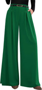 PRETTYGARDEN Womens Wide Leg Dress Pants Flowy Trousers
