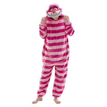 COSUSKET Snug Fit Unisex Adult Onesie Pajamas, Flannel Cosplay Animal One Piece Halloween Costume Sleepwear Homewear