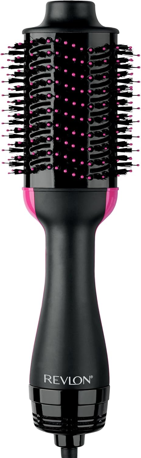 REVLON One-Step Volumizer Hair Dryer and Styler, 2.8 in Barrel, Black