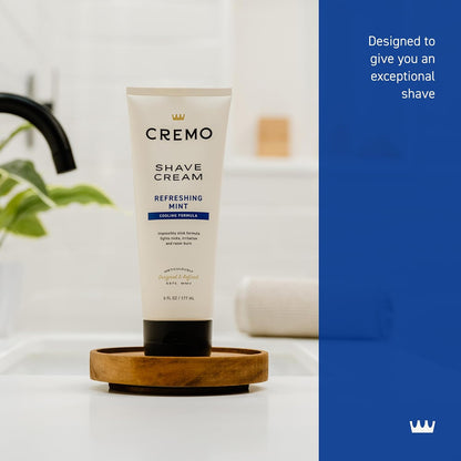 Cremo Shaving Cream for Men, Cooling, 6 Fl Oz