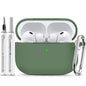 Ljusmicker for AirPods 4 Case 2024 with Cleaner Kit,Milk Tea