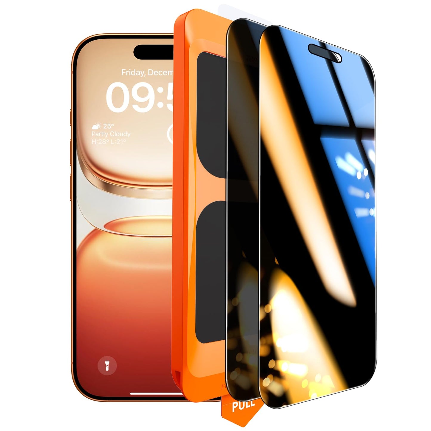 TOCOL for iPhone 17 Pro Max Screen Protector, Clear