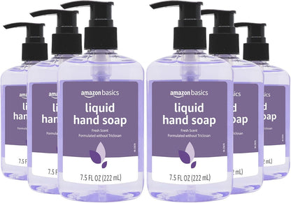 Amazon Basics Liquid Hand Soap Refill, Milk and Honey Scent, Triclosan-Free, pH Balanced, Dermatologist Tested, 50 Fluid Ounces, 2-Pack (Previously Solimo)