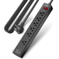 Yintar 6Ft Surge Protector Power Strip with 8 Outlets and 4 USB Ports