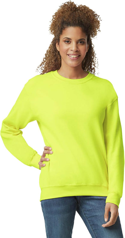 Gildan Unisex Adult Fleece Crewneck Sweatshirt, Style G18000, Multipack