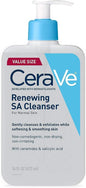 CeraVe Renewing Salicylic Acid Cleanser, BHA Exfoliating Face Wash, 16oz