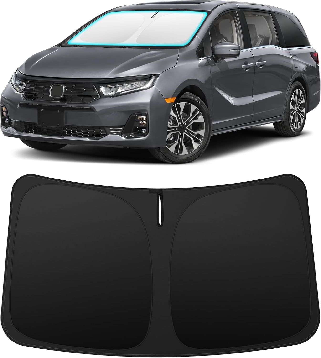 INSAUTO Custom Fit Windshield Sun Shade for Nissan Frontier 2005-2021