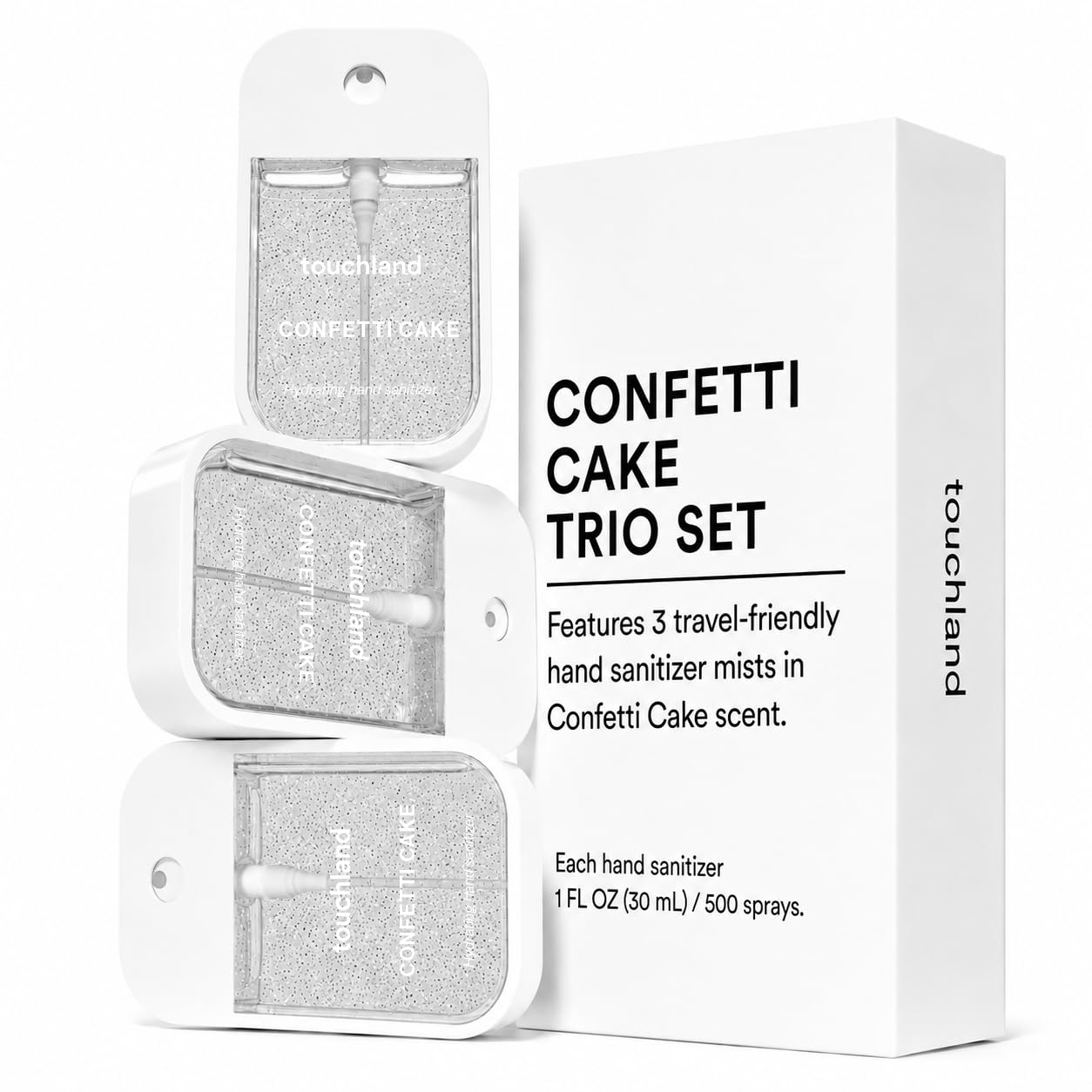 Touchland Top 5 Hydrating Hand Sanitizer Spray Set Travel Size