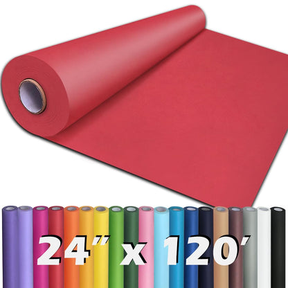 PerkHomy Brown Kraft Paper Roll 36" x 1,440" (120') for Craft Bulletin Board Paper Art Table Covering Crafting Gift Wrapping Bouquet Packing Parcel 70GSM 50LB (Brown, 36" x 120')