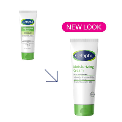 Cetaphil Moisturizing Cream Sensitive Skin, Fragrance Free, 3oz, 3ct