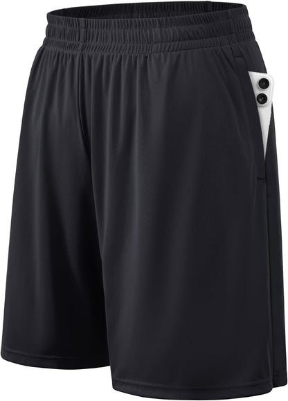 BALENNZ Mens Athletic Shorts with Pockets Quick Dry Workout Shorts Men