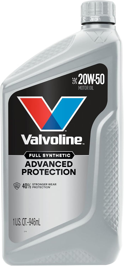 Valvoline Advanced Full Synthetic SAE 0W-20 Motor Oil 5 QT