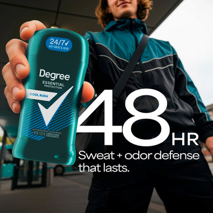 Degree Men Original Antiperspirant Cool Rush Twin Pack Sweat 2 Pack 2.7 oz