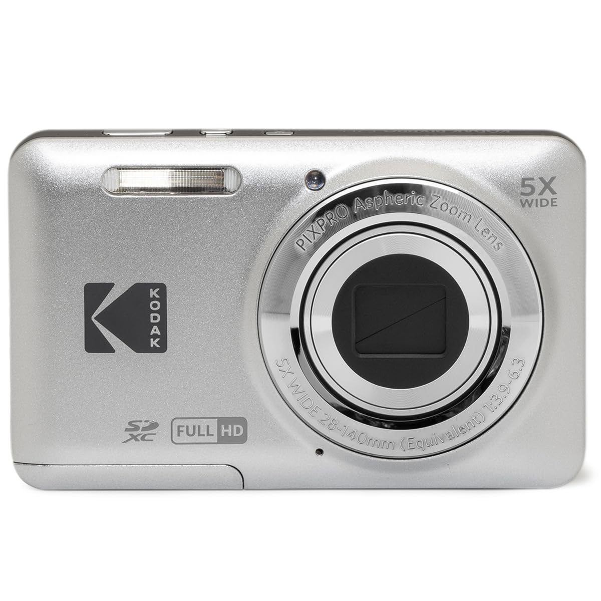 KODAK PIXPRO FZ55 16MP Compact Digital Camera, 5X Optical Zoom, Black