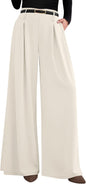 PRETTYGARDEN Womens Wide Leg Dress Pants Flowy Trousers