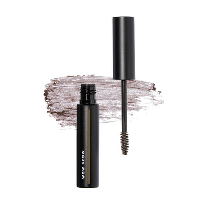 e.l.f. Wow Brow Gel, Volumizing, Buildable, Wax-Gel Hybrid, Creates Full, Voluminous-Looking Brows, Locks Brow Hairs In Place, Deep Brown
