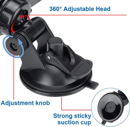 8sanlione 360-Degree Adjustable Car Rearview Mirror