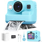 Dylanto Kids Camera Instant Print,1080P Kids Instant Cameras that Print Photos,Christmas Birthday Gifts for Girls Age 3-12,Portable Toy for 3 4 5 6 7 8 9 10 Year Old Girls Boys Pink