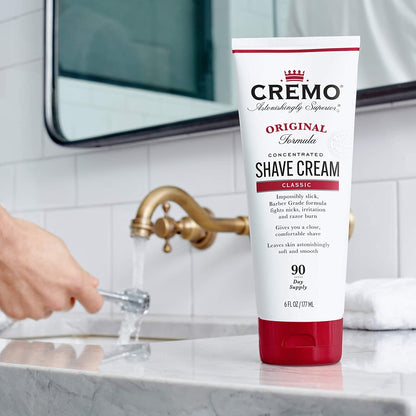 Cremo Shaving Cream for Men, Cooling, 6 Fl Oz