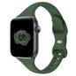 Thin Slim Band Compatible with Apple Watch 38mm 40mm 41mm 42mm 44mm 45mm 46mm 49mm, Replacement Silicone Sport Strap for iWatch Series 11/10/9/8/7/6/5/4/3/2/1 Ultra SE Women Men, Light Blush