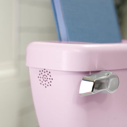 Ingenuity My Size Potty Pro 2-in-1 Potty Training Toilet, Floor Potty with Removable Potty Seat for Standard Toilets, Realistic Flushing Sound, for Toddlers Ages 18+ Months, Up to 50 lb