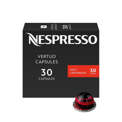 Nespresso Vertuo, Melozio Decaffeinato, 30-Count Espresso Pods