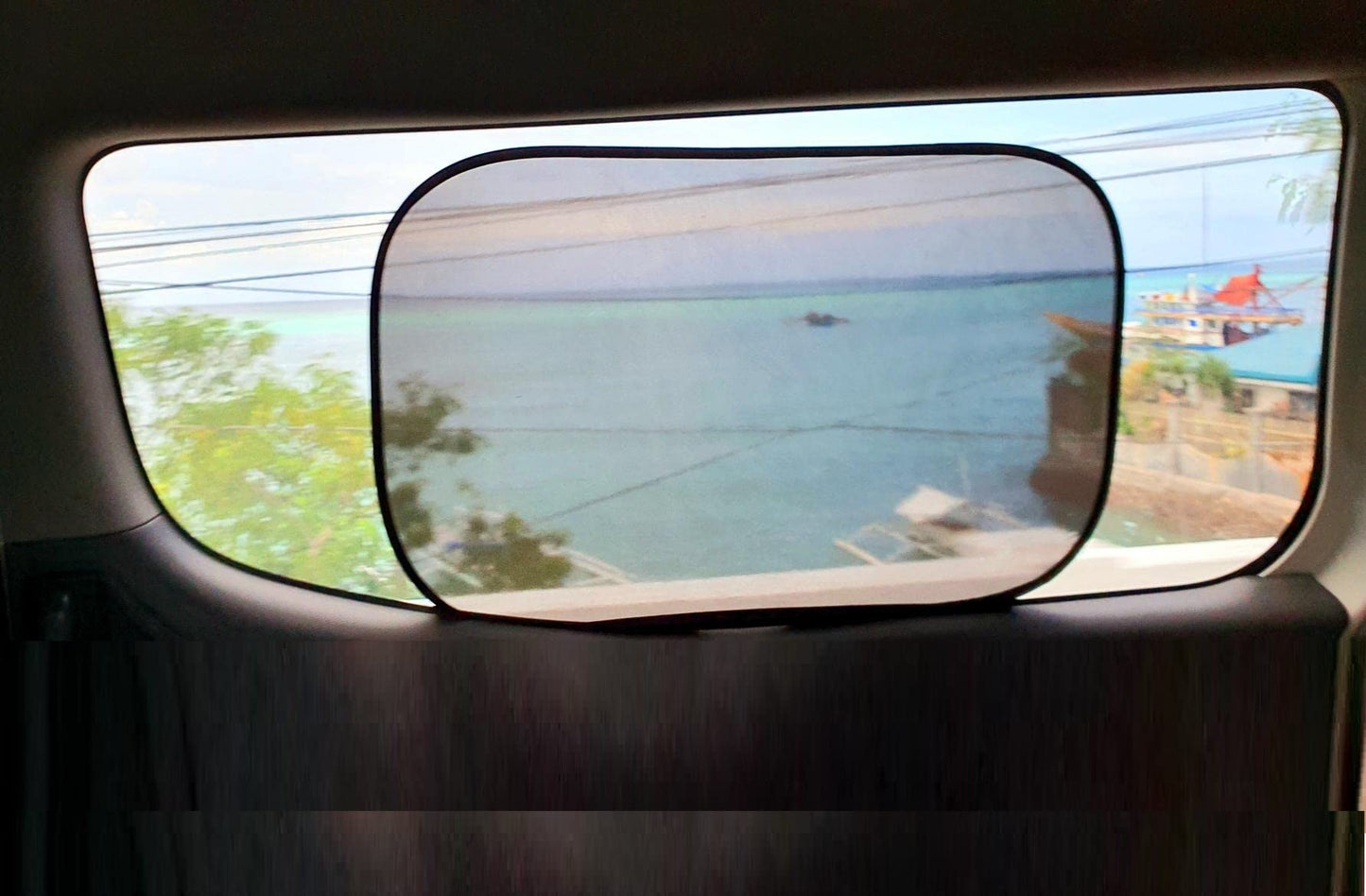 Car Window Shades - Certified 99.79% UVA & 99.95% UVB sun protection. Award winning car sun shade for side windows. 4 Pack (2 Transparency options) 20" x 12" -window shade for car baby by Kinder Fluff