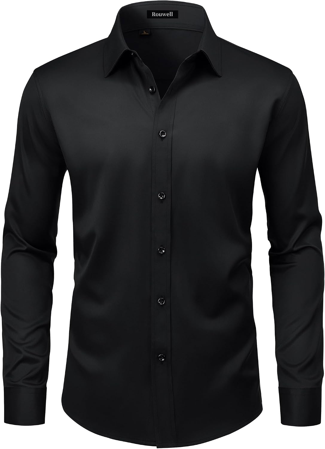 Men’s Wrinkle Free Dress Shirts Regular Fit Long Sleeve Non Iron Business Casual Wedding Stretch Button Down Shirt