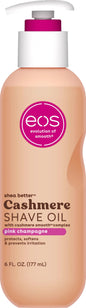 eos Vanilla Cashmere Shave Oil- Moisturizing Natural Shea Butter, 6 fl oz