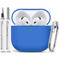 Ljusmicker for AirPods 4 Case 2024 with Cleaner Kit,Milk Tea
