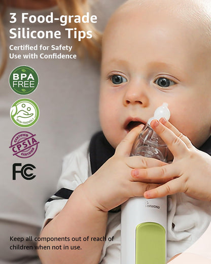 GROWNSY Nasal Aspirator for Baby, Electric Nose Sucker, Powerful Suction