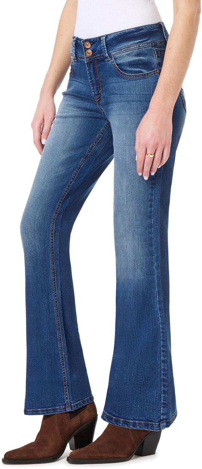 WallFlower Luscious Curvy Bootcut Jeans for Women, Sizes 0-24