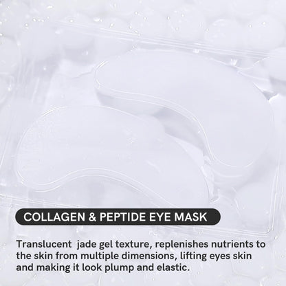PEAUAMIE Under Eye Patches Gold and Hyaluronic Acid for puffy eyes,Rose Eye Masks for Dark Circles and Puffiness skin care Smooth Wrinkles products 30 Pairs