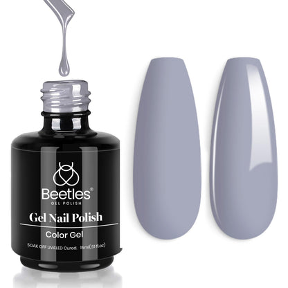 Beetles Purple Gel Nail Polish, 1 Pcs 15ml Purple Gel Polish
