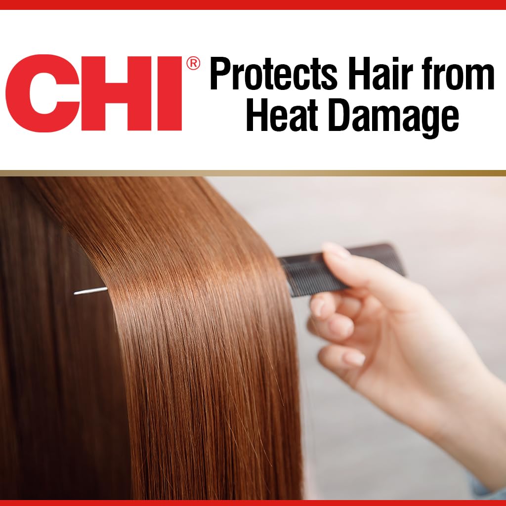 CHI 44 Iron Guard Thermal Protection Spray for Hair, Heat Damage Shield with Ceramic Minerals, Lightweight Styling Spray, Frizz Control & Shine Enhancer, 8 Fl Oz