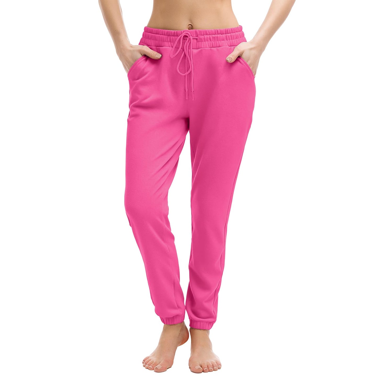 Walifrey Joggers with Pockets, Drawstring Sweatpants Women