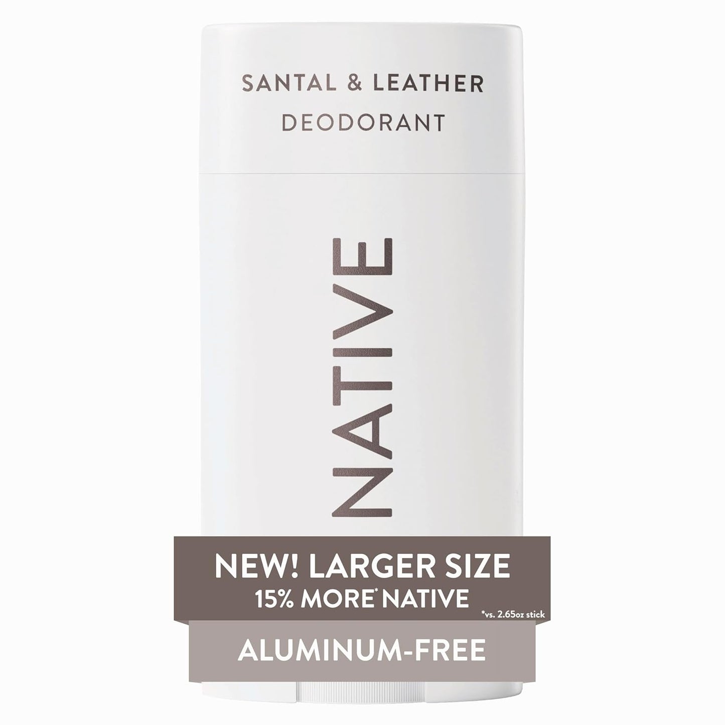 Native Aluminum Free Deodorant, Ocean & Timber, Large Size Stick, 72 Hour Odor Control, for Women & Men, Contains Naturally Derived Ingredients, 3.1 oz