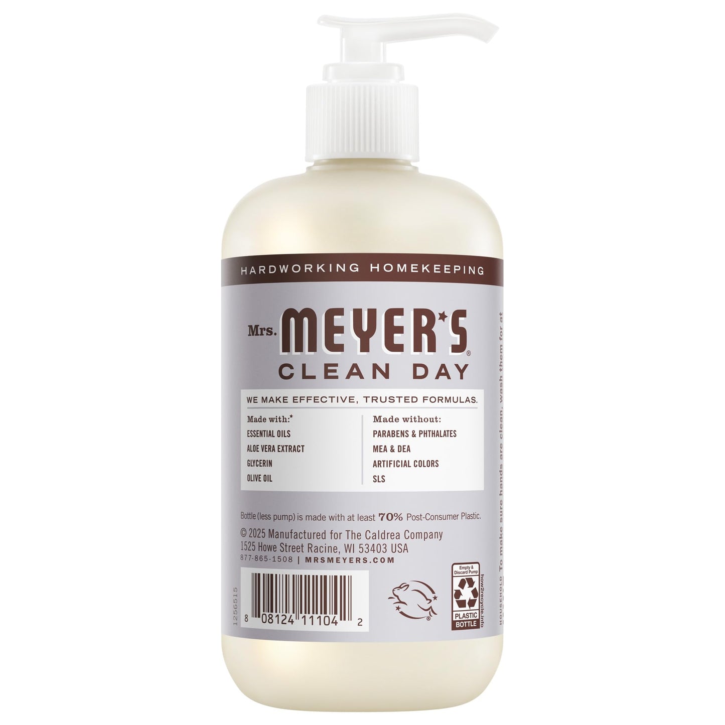 MRS. MEYER'S CLEAN DAY Hand Soap, Basil Scent, 12.5 Fl Oz Bottle - 3 Pack
